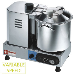 Cutter inox, 6 litres + variateur de vitesse