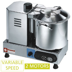 Cutter inox, 9 litres + variateur de vitesse