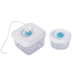 Set 2 recip en polycarbo alim. + tuyau