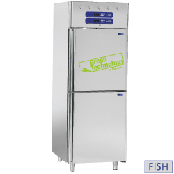Armoire frigo.&poiss. 2x350 l.gn2/1 & gn1/1