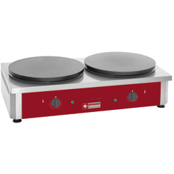 Crepiere electrique 2 plaques ø 400 mm