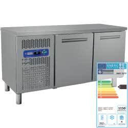 Table frigorifique ventilee 2 portes 245 lt