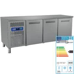 Table frigorifique ventilee 3 portes 395 lt