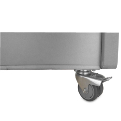 Châssis sur 6 roues dont 2 avec freins