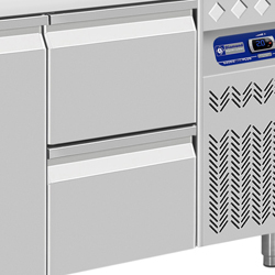 Kit bloc 2 tiroirs (1/2 + 1/2 h200), pour dt..