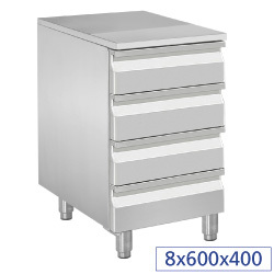 Meuble a patons, 4 tiroirs neutres