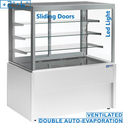 Comptoir vitrine pano. vent.4niv. ss reserv