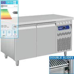 Table frigorif. vent. 2 portes gn 1/1 260 l.