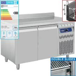 Table frig.murale vent.2 portes gn1/1, 260l