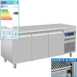 Table frigor. vent.3 portes gn1/1 405 l.