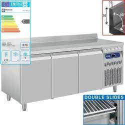 Table frigor.murale vent.3 portes gn1/1 405l