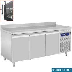 Table frigor.murale vent.3 portes gn1/1 405l