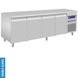 Table frigor. vent.4 portes gn 1/1, 550 l.