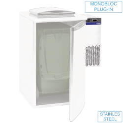 Unite frigorifique pour refroid. de dechets