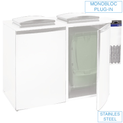 Unite frigorifique pour refroidis.de dechets