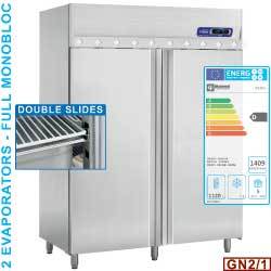 Armoire frigorifique ventilee 1400l. gn2/1