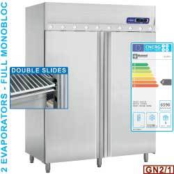 Arm. congélectrique vent. 1400 l. 2 portes gn2/1