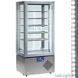 Vitrine "full vitree", 6 niveaux, statique