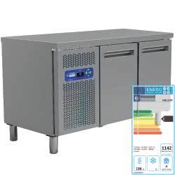 Table frigorifique vent.2 portes gn 1/1 260l