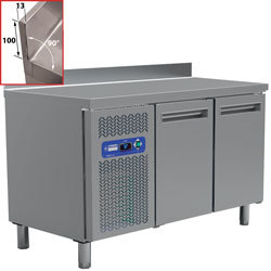 Table frigorifique vent.2 portes gn 1/1 260l