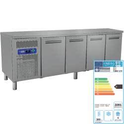 Table frigorifique vent.4 portes gn 1/1 550l