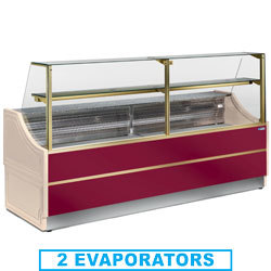 Comptoirs-vitrine refrigere avec reserve