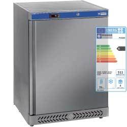 Frigo ventile 150 l. ext. acier inox
