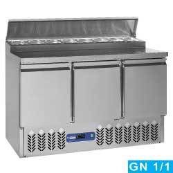 Table frigor.3 portes + struct.refrigeree