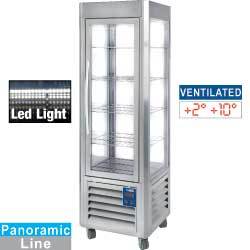 Vitrine panora. 5 grilles,360l inox
