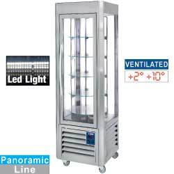 Vitrine panora. 5 plat tourn.360l inox