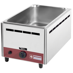 Bain marie gaz de table gn1/1-150 mm