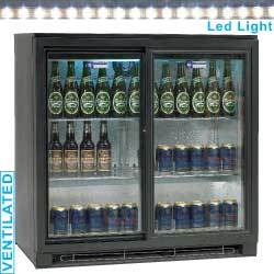 Refroidisseur de bouteilles 2 portes couliss