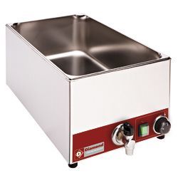 Bain-marie de table électrique gn1/1-150mm + robinet