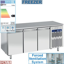 Table de congelation ventilee 3 portes gn1/1