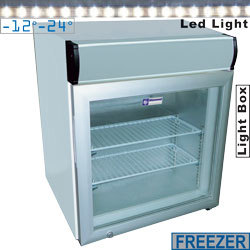 Vitrine de table t° negative, 50 litres