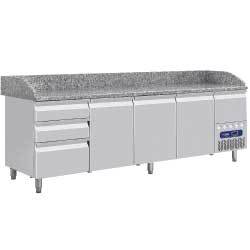 Table frigo 3 p.600x400 + 3 tir.n. + tir.ust.