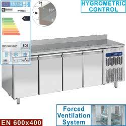 Table frig.murale vent 4 p. en 600x400, 760l