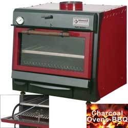 Four-bbq à charbon, gn 1/1 (60 kg/h)