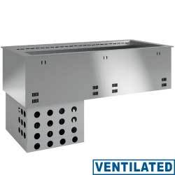 Element cuve réfrigérée ventilee 4 gn 1/1