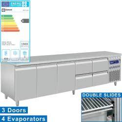 Ensemble table frigorifique