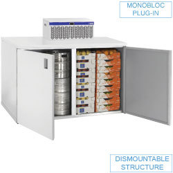 Armoire composee de: