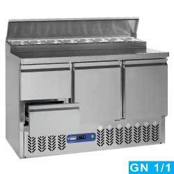 Ensemble table frigorifique