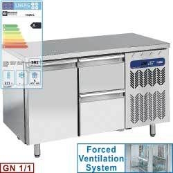 Ensemble table frigorifique