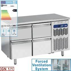 Ensemble table frigorifique