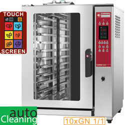 Four électrique ts. vapeur/convection 10x gn 1/1 ac