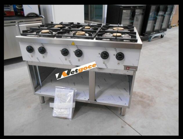 Fourneau 6 feux gaz Netgoce
