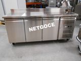 table réfrigérée avec dosseret Netgoce