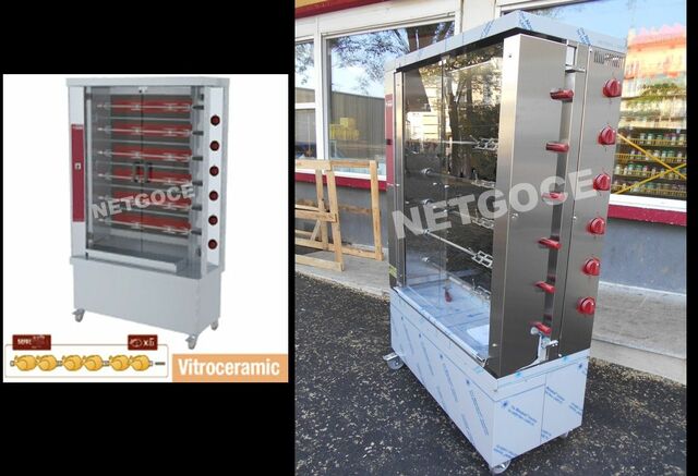 Rotissoire VITROCERAMIC 6 broches Netgoce