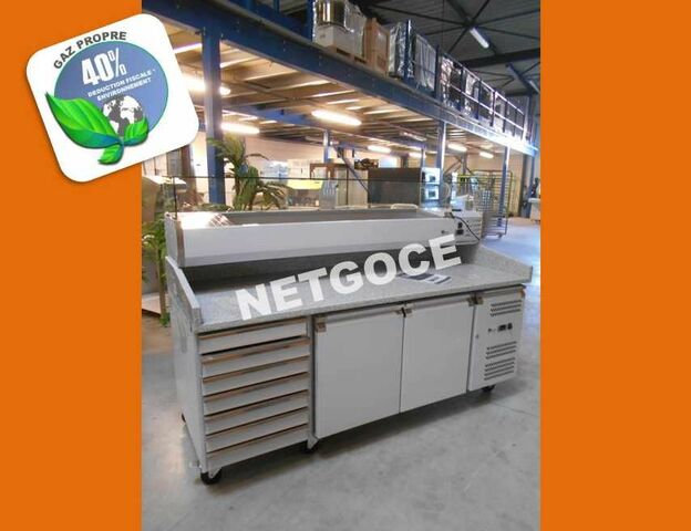 Table pizza 7 tiroirs + saladette NETGOCE