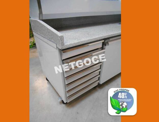 Table pizza 7 tiroirs + saladette NETGOCE